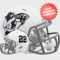 Helmets, Mini Helmets: Kansas State Wildcats NCAA Mini Speed Football Helmet <i>Willie Wildcat</i>