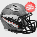 Helmets, Mini Helmets: Air Force Falcons NCAA Mini Speed Football Helmet <B>Sharktooth</B>