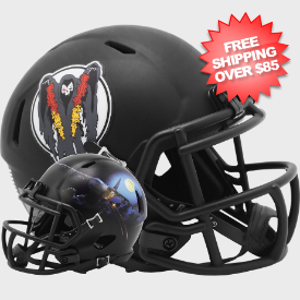 Air Force Falcons NCAA Mini Speed Football Helmet <B>Ghostrider</B>