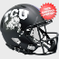 TCU Horned Frogs Speed Football Helmet <B>Matte Black</B>