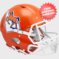 Helmets, Full Size Helmet: Boise State Broncos Speed Football Helmet <i>Orange</i>