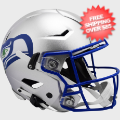 Helmets, Full Size Helmet: Seattle Seahawks 1983 to 2001 SpeedFlex Throwback Football Helmet