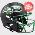 Helmets, Full Size Helmet: New York Jets SpeedFlex Football Helmet <B>2022 Alternate On-Field</B>
