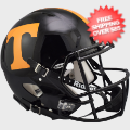 Helmets, Full Size Helmet: Tennessee Volunteers Speed Football Helmet <i>Dark Mode Black</i>