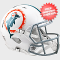 Helmets, Full Size Helmet: Miami Dolphins Speed Football Helmet <i>Tribute</i>