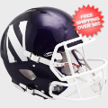 Helmets, Full Size Helmet: Northwestern Wildcats Speed Football Helmet