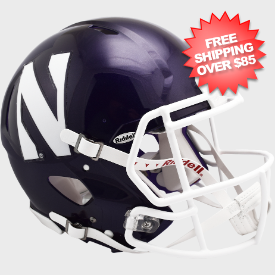 Northwestern Wildcats Speed Football Helmet