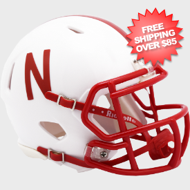 Nebraska Cornhuskers NCAA Mini Speed Football Helmet