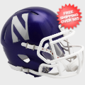 Helmets, Mini Helmets: Northwestern Wildcats NCAA Mini Speed Football Helmet