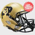 Helmets, Full Size Helmet: Colorado Buffaloes Speed Football Helmet