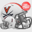 Virginia Cavaliers NCAA Mini Speed Football Helmet <i>Matte White</i>