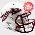 Helmets, Mini Helmets: Florida State Seminoles NCAA Mini Speed Football Helmet <B>White 2023</B>