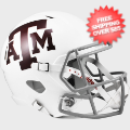 Helmets, Full Size Helmet: Texas A&M Aggies Speed Replica Football Helmet <i>White</i>