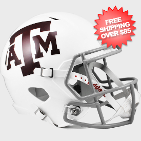 Texas A&M Aggies Speed Replica Football Helmet <i>White</i>