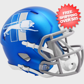 Detroit Lions NFL Mini Speed Football Helmet <i>2023 Alternate On-Field</i>