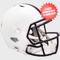 Helmets, Full Size Helmet: Cleveland Browns Speed Replica Football Helmet <i>2023 White Out</i>