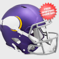 Helmets, Full Size Helmet: Minnesota Vikings Speed Football Helmet <i>Tribute</i>
