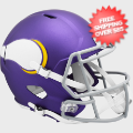 Helmets, Full Size Helmet: Minnesota Vikings Speed Replica Football Helmet <i>Tribute</i>