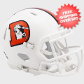 Helmets, Mini Helmets: Denver Broncos NFL Mini Speed Football Helmet <i>2023 Snowcapped</i>