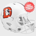 Helmets, Full Size Helmet: Denver Broncos Speed Football Helmet <i>2023 Snowcapped</i>