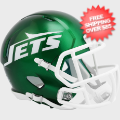 Helmets, Mini Helmets: New York Jets NFL Mini Speed Football Helmet <i>Tribute</i>