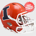 Helmets, Full Size Helmet: Illinois Fighting Illini Speed Football Helmet <i>Orange</i>