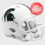 Michigan State Spartans NCAA Mini Speed Football Helmet <i>2023 Matte White</i>