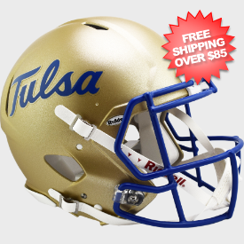 Tulsa Golden Hurricane Speed Football Helmet <i>Script</i>
