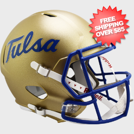 Tulsa Golden Hurricane Speed Replica Football Helmet <i>Script</i>