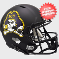 Helmets, Full Size Helmet: East Carolina Pirates Speed Replica Football Helmet <i>Matte Black</i>