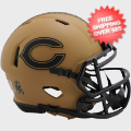 Helmets, Mini Helmets: Chicago Bears NFL Mini Speed Football Helmet <B>SALUTE TO SERVICE 2</B>