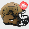 Helmets, Mini Helmets: Tampa Bay Buccaneers NFL Mini Speed Football Helmet <B>SALUTE TO SERVICE 2<...