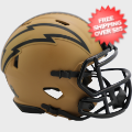Helmets, Mini Helmets: Los Angeles Chargers NFL Mini Speed Football Helmet <B>SALUTE TO SERVICE 2<...