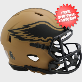 Philadelphia Eagles NFL Mini Speed Football Helmet <B>SALUTE TO SERVICE 2</B>