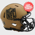 Helmets, Mini Helmets: NFL Shield Logo NFL Mini Speed Football Helmet <B>SALUTE TO SERVICE 2</B>