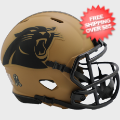 Helmets, Mini Helmets: Carolina Panthers NFL Mini Speed Football Helmet <B>SALUTE TO SERVICE 2</B>