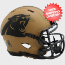 Carolina Panthers NFL Mini Speed Football Helmet <B>SALUTE TO SERVICE 2</B>