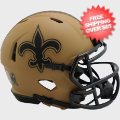 Helmets, Mini Helmets: New Orleans Saints NFL Mini Speed Football Helmet <B>SALUTE TO SERVICE 2</B...