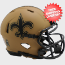 New Orleans Saints NFL Mini Speed Football Helmet <B>SALUTE TO SERVICE 2</B>
