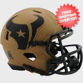 Helmets, Mini Helmets: Houston Texans NFL Mini Speed Football Helmet <B>SALUTE TO SERVICE 2</B>