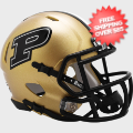 Helmets, Mini Helmets: Purdue Boilermakers NCAA Mini Speed Football Helmet <i>Gold</i>