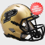 Purdue Boilermakers NCAA Mini Speed Football Helmet <i>Gold</i>