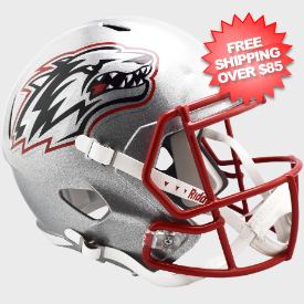 New Mexico Lobos Speed Replica Football Helmet <i>Silver</i>