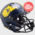 Helmets, Full Size Helmet: West Virginia Mountaineers Speed Replica Football Helmet <i>2023 Country Ro...