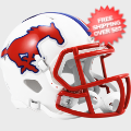 Helmets, Mini Helmets: Southern Methodist (SMU) Mustangs NCAA Mini Speed Football Helmet