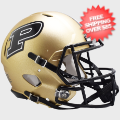 Helmets, Full Size Helmet: Purdue Boilermakers Speed Football Helmet <i>Gold</i>