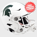 Helmets, Full Size Helmet: Michigan State Spartans SpeedFlex Football Helmet <i>2023 Matte White</i>
