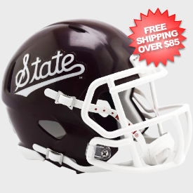 Mississippi State Bulldogs NCAA Mini Speed Football Helmet <i>Script</i>