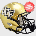 Helmets, Full Size Helmet: Central Florida Golden Knights Speed Replica Football Helmet <i>UCF Gold</i...