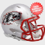 New Mexico Lobos NCAA Mini Speed Football Helmet <i>Silver</i>